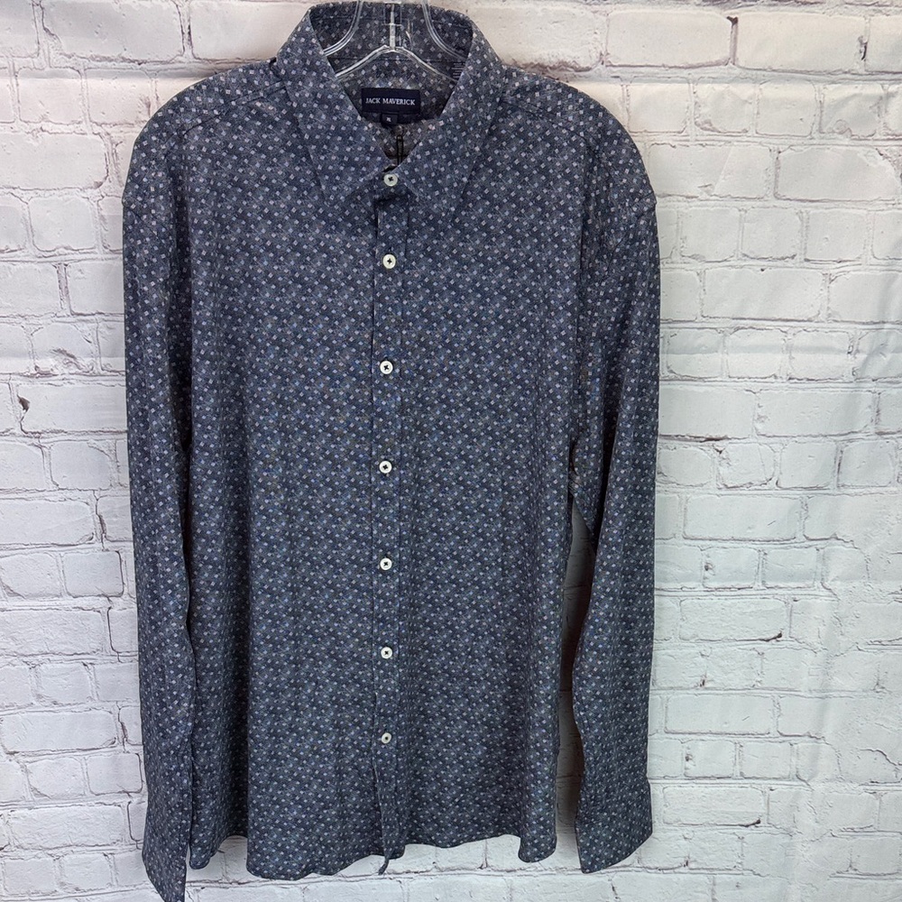 ⭐️NWT Jack Maverick 2-way stretch men’s flex shirt SZ XL